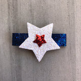 Patriotic Clips Collection white star