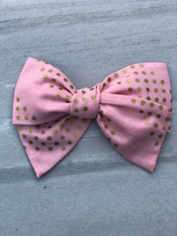 Gold Polka Dots Collection Pink and Gold